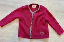 Spieth & Wensky Trachten Cardigan Kids Girls Sheep White Pink Heart 92