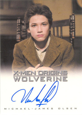 X-Men Origins Wolverine - Michael-James Olsen als ''Young Victor'' Autogrammkarte