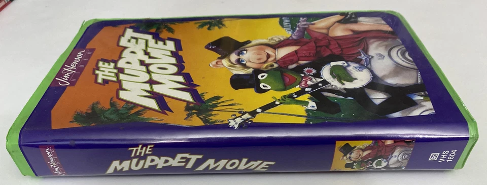 The Muppet Movie (VHS, 1995) Jim Henson Vintage Green Clamshell Pre-owned - Image 3 of 4