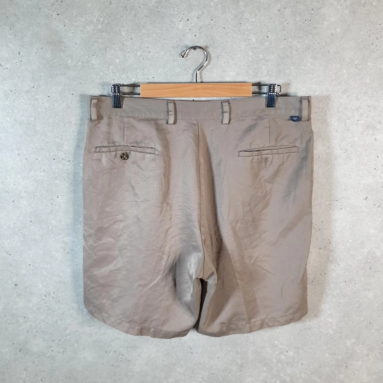 Vintage Dockers Chino Shorts Jorts Cargo Men’s W36 Brown Baggy Cotton