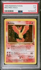1999 Pokemon Fossil Moltres Holo #12 PSA 5 FRESH SLAB!!