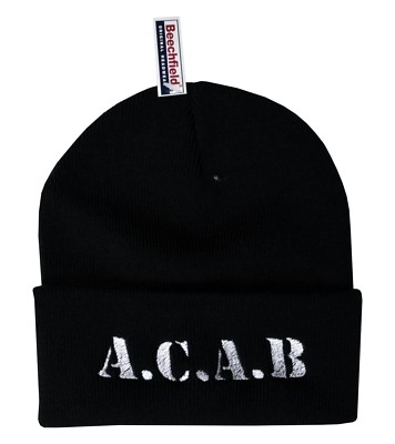 PUNK ROCKER BESTICKTE BEANIE MÜTZE WINTER 1977 ANARCHIST ALLE KATZEN SIND SCHÖN 
