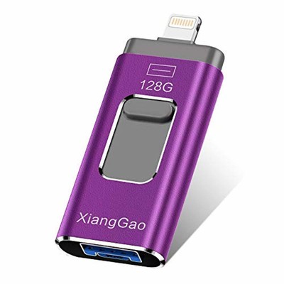 iphone stick drive backup flash otg drives ios compatible gb smart usb storage phone 128gb jump ipad external memory purple