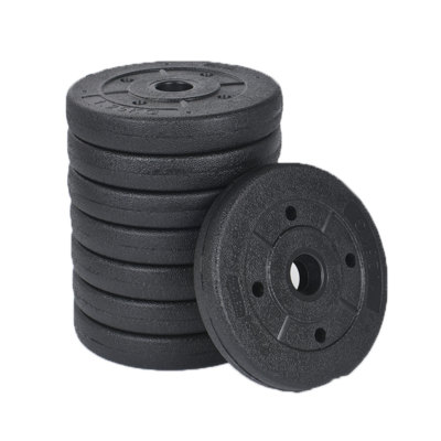 Hantelscheiben Set Gratis Hantel Vinyl 1 Zoll Standard 5kg/10kg/15kg Gym Langhantel