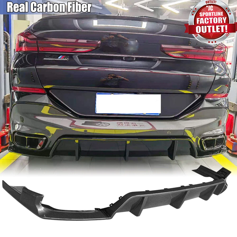 Für BMW X6 G06 M Sport 2020-2022 Echt Carbon Stoßstange hinten 