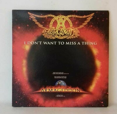 Aerosmith - I Don't Want To Miss A Thing (CD, Single, Auto)