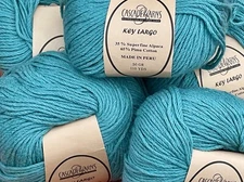 lot of 5 skeins Cascade Yarns Key Largo Fine Alpaca & Pima Cotton color 1020