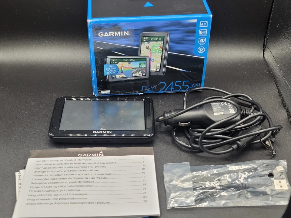 GARMIN NUVI 2455LMT GPS NAVIGATION BUNDLE - Image 2 of 4
