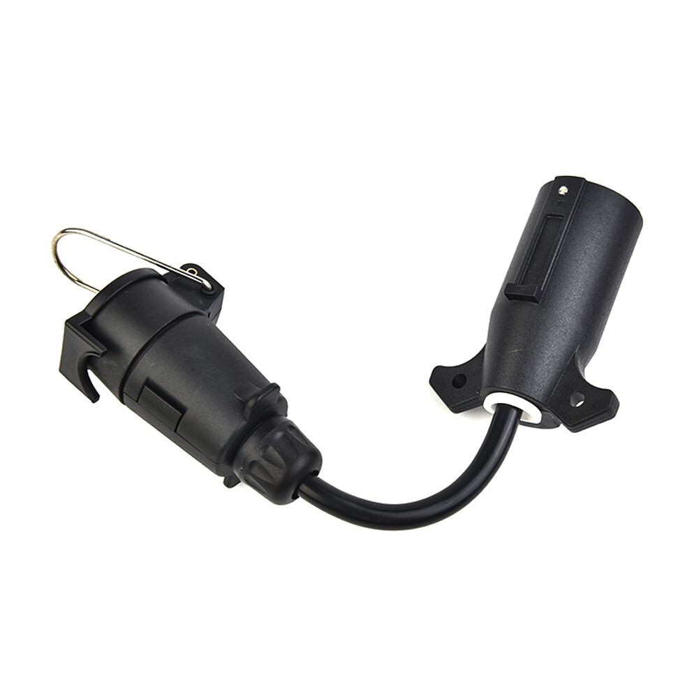 Convenient Black Adapter for 7 Blade RV to 7 Way Pin Trailer Light Conversion eBay