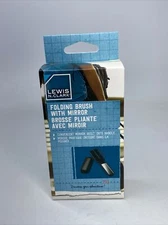 Lewis N. Clark Folding Brush with Mirror, Perfect for Travel #711