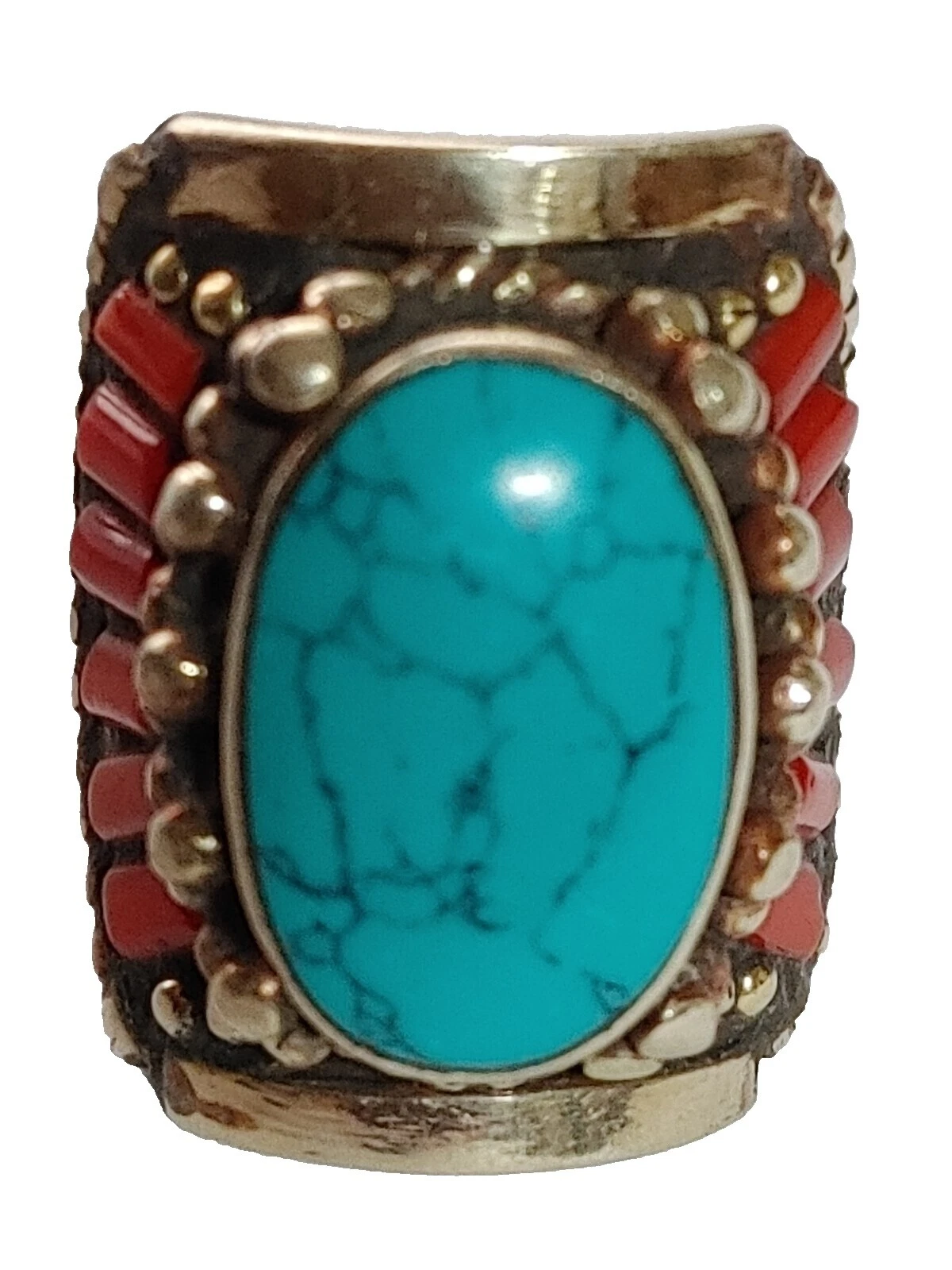 Anillo de Multi-color de antigüedades de Asia