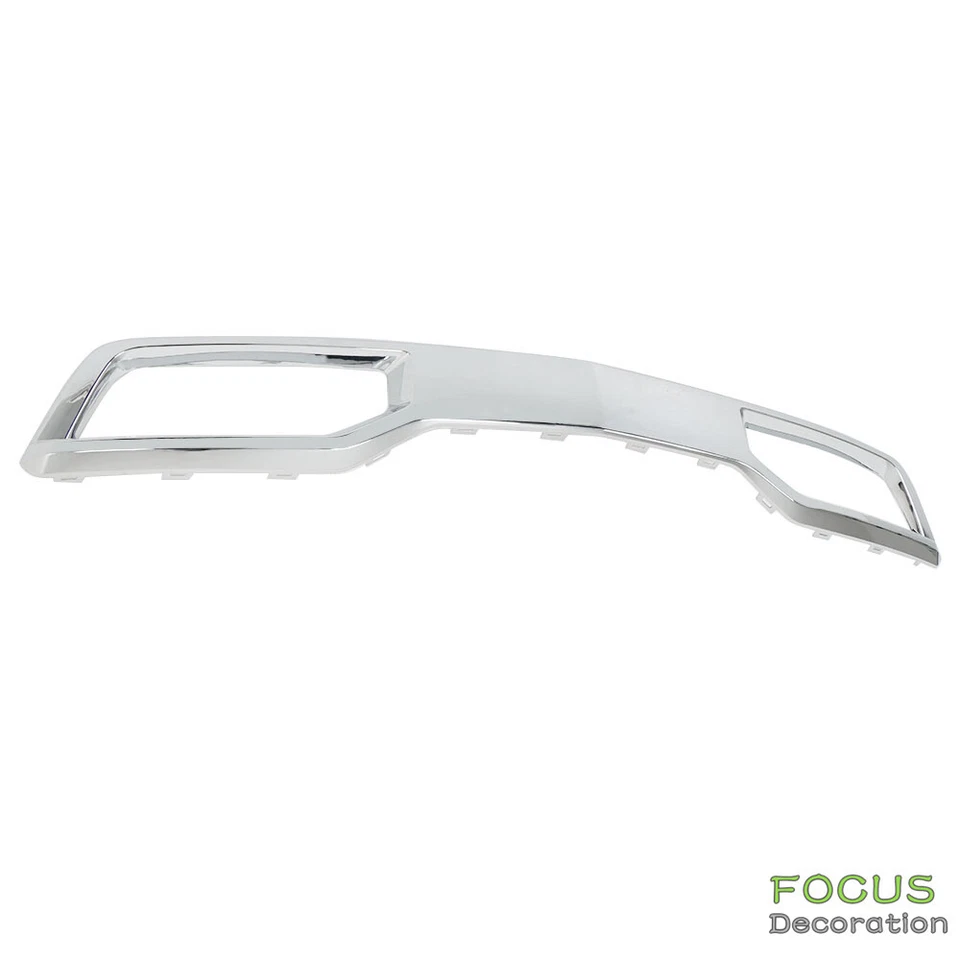 Cubierta de placa de deslizamiento de parachoques delantero cromada para Chevrolet Silverado 1500 2019-2021 Foto 2 de 4