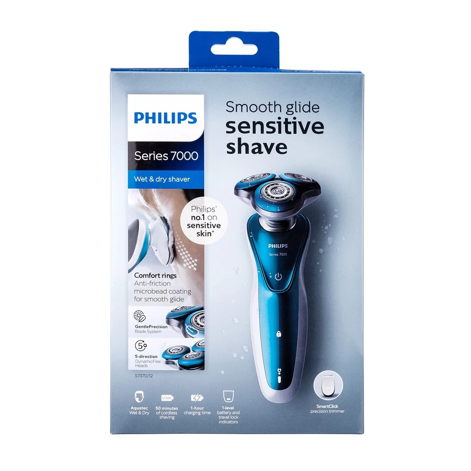New Philips Series 7000 Wet and Dry Shaver S7370/12 Men's Electric Shaver  - Image 2 of 4