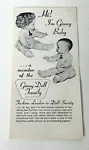 1950’s Ginny Vogue Doll Club News Catalog Vtg Pamphlet 1950s “Hi I’m Ginny Baby”