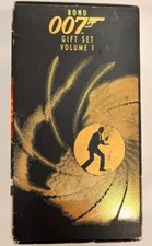 007 James Bond VHS Gift SET4 Movies Volume 1 Goldfinger Diamonds Forever Dr No