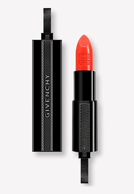 Givenchy Rouge Interdit Satin Lipstick Comfort & Hold - 15 Orange Adrenaline