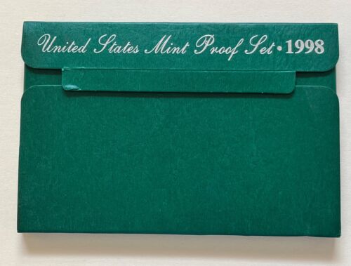 1998 Clad Proof Set U.S. Mint Original Government Packaging OGP COA