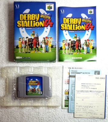 Derby Stallion 64 for Nintendo N64 Japanese Ver. US Seller