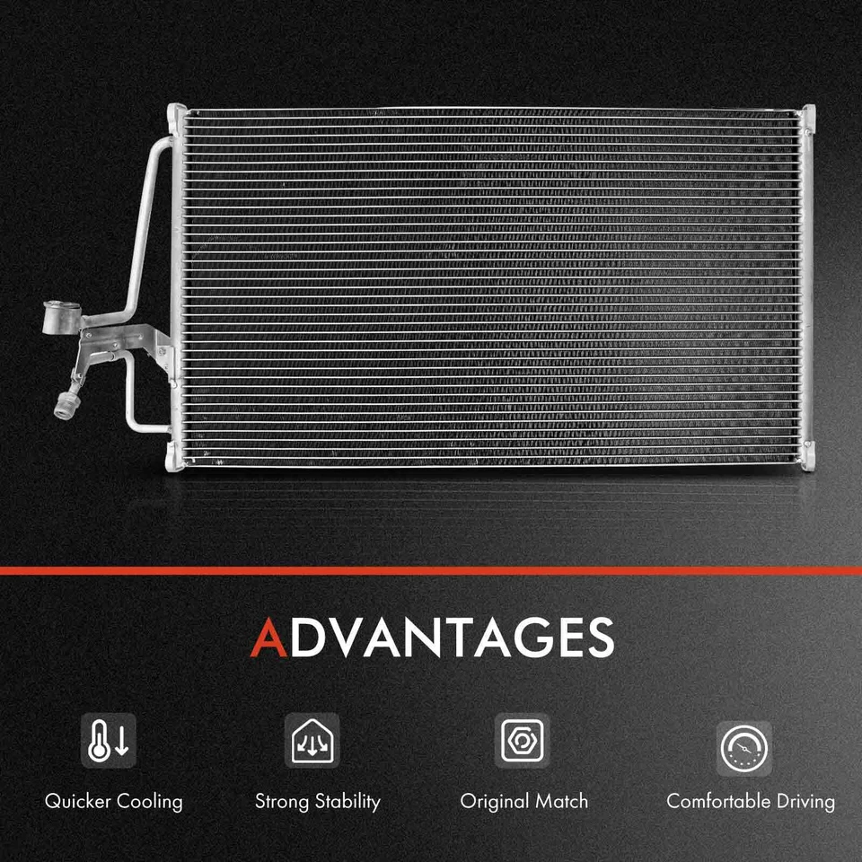 Radiator & AC Condenser Cooling Kit for Chevrolet Impala 2000-2003 Buick Regal - Image 3 of 4