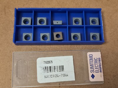(10 Pcs) SUMITOMO SCMT32.51 ESJ T1200A Cermet Turning Inserts SCMT09T304N-SJ