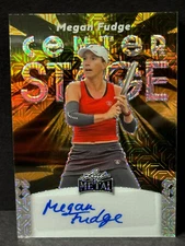 2024 Leaf GOLD Center Stage MEGAN FUDGE Pickleball AUTO 1/1