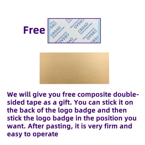 Tannoy Speaker Badge Custom Made Logo Badge 76mm(2.99")X12.5mm(0.49") GOLD - Picture 5 of 11