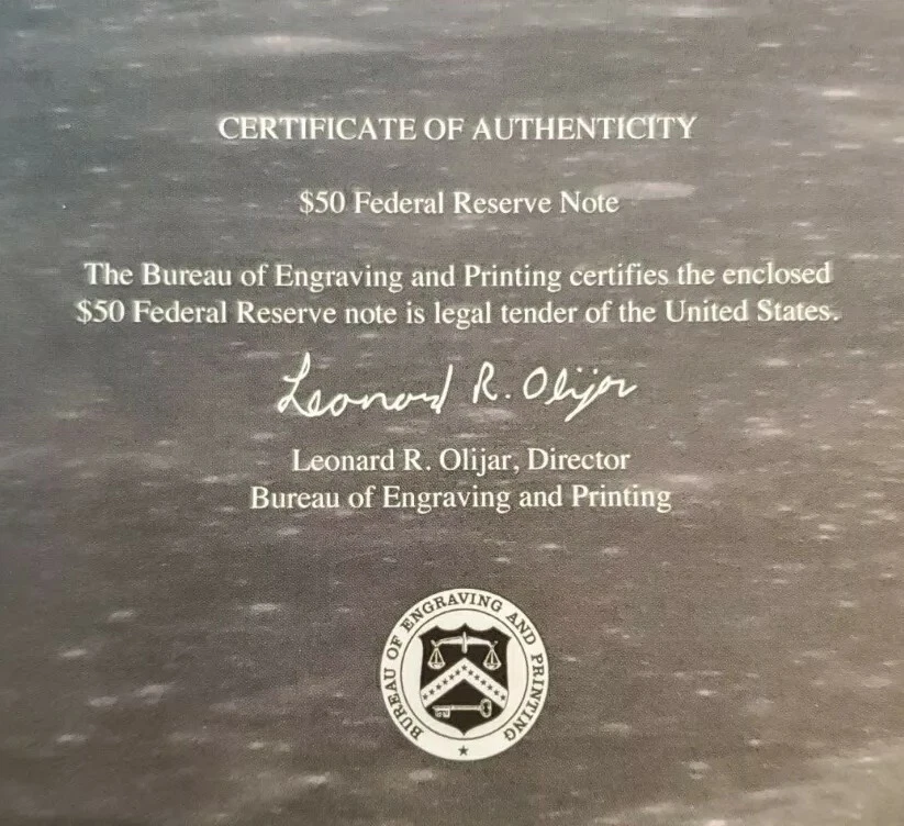 2019 Apollo 11 50th Anv Currency Set PMG 66 EPQ PMG ERROR 》read description《ap5 - Image 4 of 4