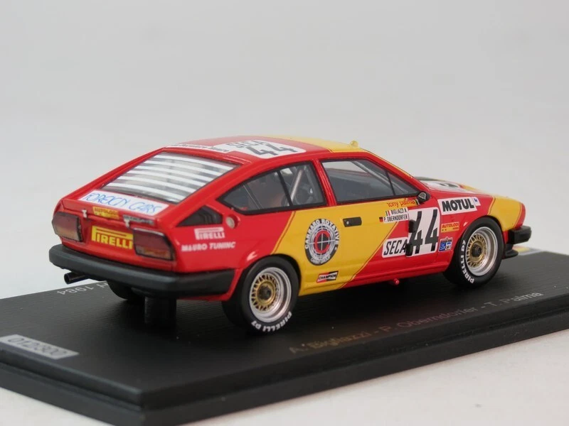 Spark Alfa Romeo GTV6 #44 Bigliazzi Oberndorfer Palma 24H Spa 1984 1/43 SB427 - Изображение 2 из 4