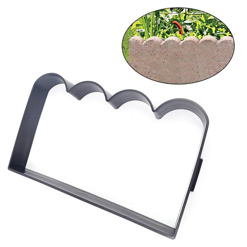 DIY Lawns Sidewalks Brick Edging Concrete Mould Garden Fence Decor Cement Mold