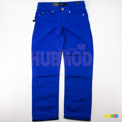 Calvin Klein Jeans Power Stretch Skinny Crop Slim Fit Pants Blue Women's  Size