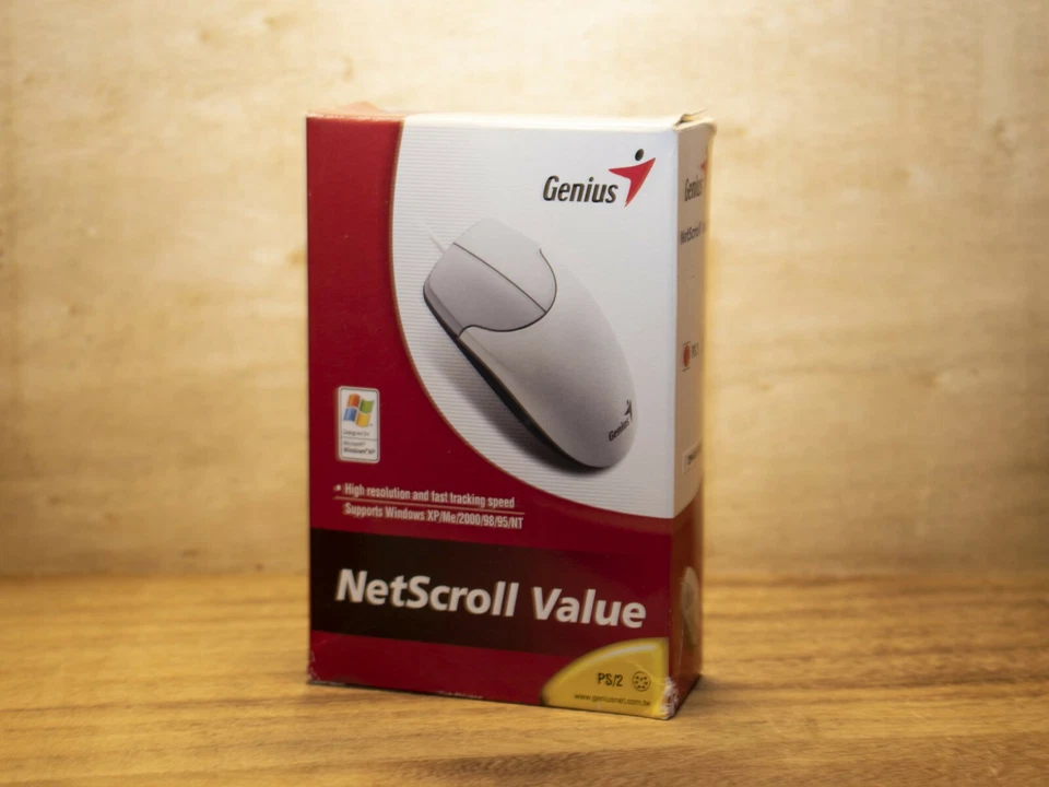 ✔️🖱 NEW GENIUS NETSCROLL VALUE WHITE MECHANICAL PS/2 PS2 MOUSE - UK SELLER - Image 4 of 4