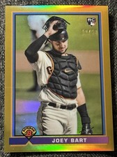 2021 Bowman Chrome Joey Bart Gold Refractor 1991 Rookie RC #/50 Giants Pirates
