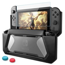 For Nintendo Switch Tempered Screen Protector  Protective Case