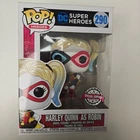 Funko Pop DC Comics Batman Harley Quinn as Robin #290 SPECIAL EDITION DMGD BOX