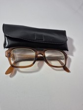 Vintage USS Brown Eyeglasses Frames Military GI Government Issue
