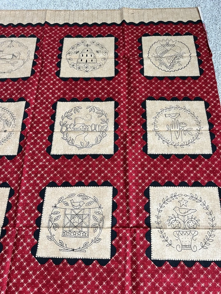 Full Circle quilt fabric panel by Kathy Schmitz for Moda Fabrics #60100 43x 24 - Image 3 of 4