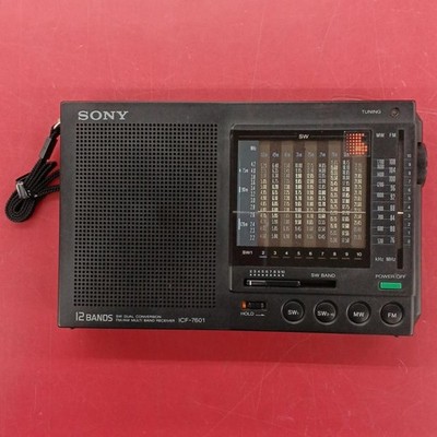 SONY ICF-7601 FM/MW/短波 BCLラジオ Sony ICF-7601 Analog World Band Radio FM MW SW Portable Receiver