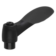 Kipp K0125.3A401 Adjustable Handle, Soft Touch, Size: 3 3/8-16, Plastic Black