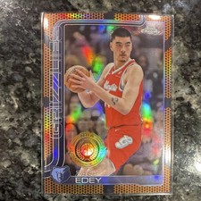 Topps Chrome 2025-26 Zach Edey Rookie NBA All-Rookie #128 Memphis Grizzlies