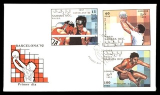 Mayfairstamps Western Sahara 1991 Barcelona '92 Sports First Day Cover dda_07995