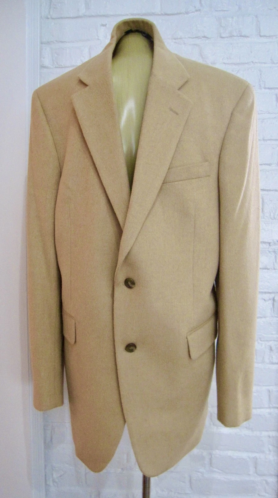 Jos. A. Bank 100% Camel Hair Jacket Sport Coat Blazer Size 41R