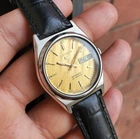 Seiko 1999 Golden Linen Textured Sunburst Dial Retro Ultra Rare Vintage Auto JDM