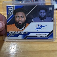 2024 Panini Donruss Elite - Pen Pals Audric Estime #PAL-AES (AU, RC)
