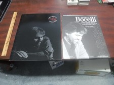 Andrea Bocelli World Tour Concert Program with Insert and 2001 Concert Ticket