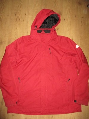schöne Outdoor Allwetter Jacke mit abnehmbarer Kapuze McKINLEY in rot Gr. XXL