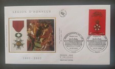 Enveloppe Premier 1er jour Timbre Légion D'honneur N° 3490 Oblitéré Paris 2002