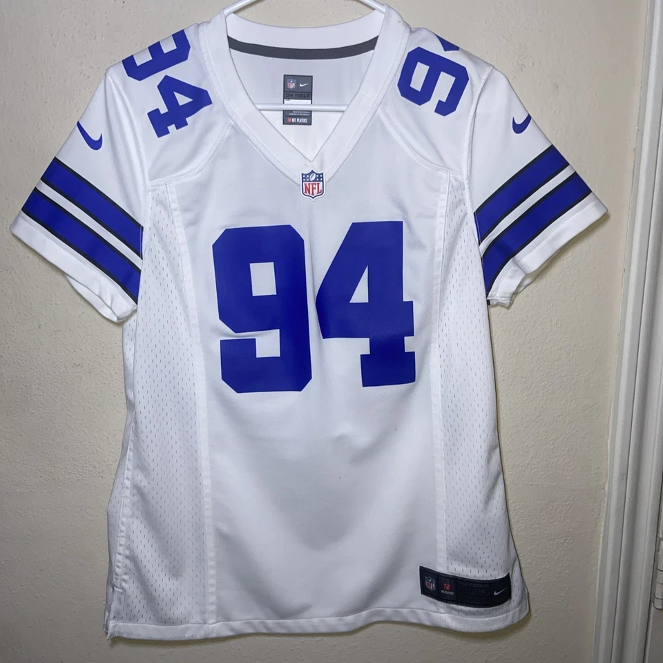 Camiseta Dallas Cowboys Nike NFL Football DeMarcus Ware On Field branca feminina grande - Imagem 3 de 4