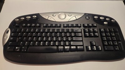Logitech Y-RJ20 Cordless Desktop iTouch Wireless Keyboard Only (Untested)