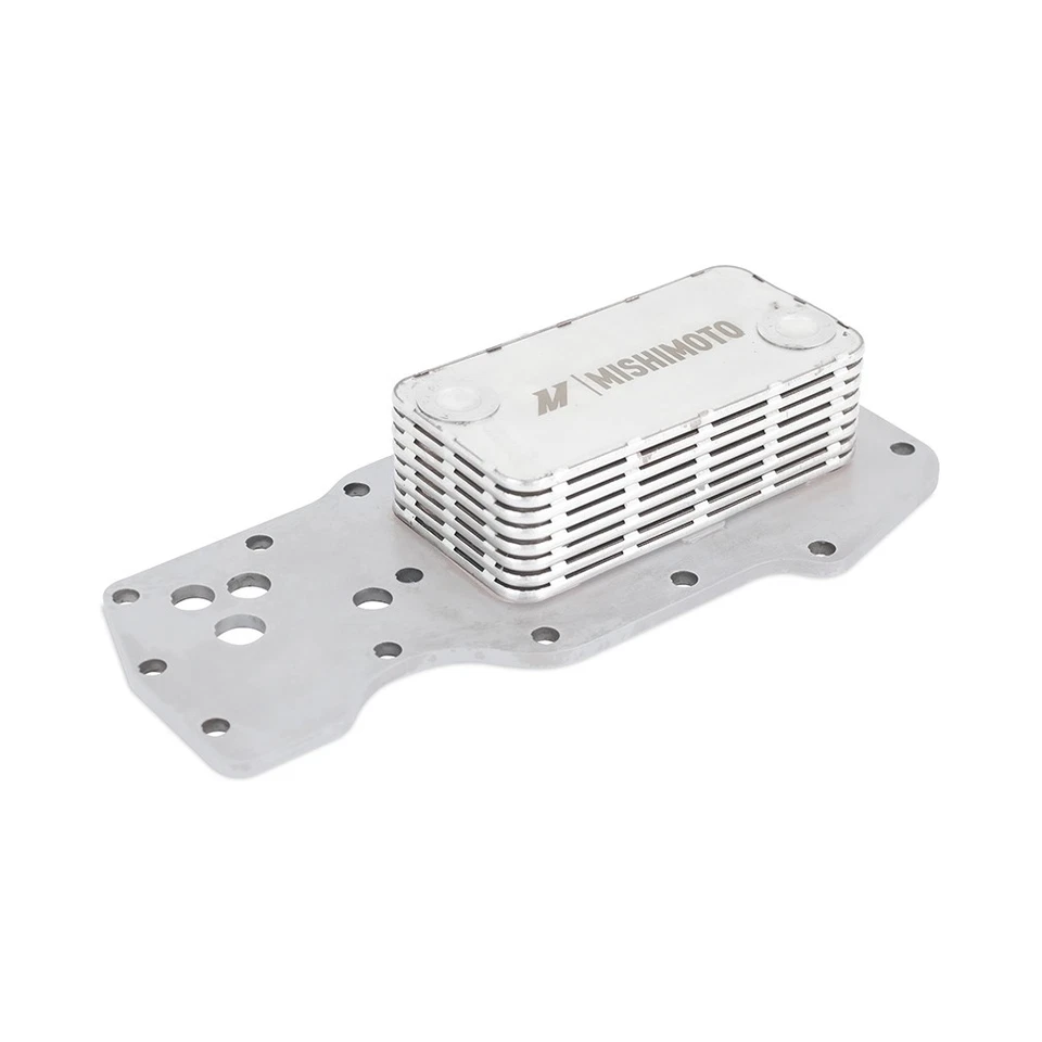 Enfriador de aceite de repuesto Mishimoto, se adapta a Dodge Ram 5,9 L/6,7 L Cummins 2007-2024 Foto 2 de 4