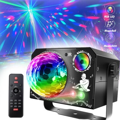 USB Laser Projektor RGB LED Disco DJ Bühnenlicht Party Lichteffekt Bühnenlicht